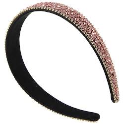 Beavorty glitzernde Stirnbänder für Damen juwelenbesetztes Stirnband Stirnbänder für Mädchen gepolstertes Koreanische Version Diamant Requisiten Haarschmuck Braut Kopfbedeckung Strasssteine von Beavorty