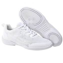 BebeXi Sneaker Jungs 30 für Kinder und Erwachsene, Trainingsschuhe, atmungsaktive Mesh-Oberfläche, Bequeme weiche Sohlen Sportschuhen Jungen 32 (White, 32) von BebeXi