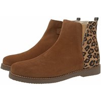 Beberlis Beberlis Stiefel Chelsa Boots Mädchen Leder Cognacbraun Schnürstiefelette von Beberlis