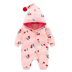 Bebone Baby Mädchen Strampler Herbst Winter Babybekleidung (Rosa, 3-6 Monate/59) von Bebone