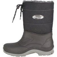 Beck Herren Winterstiefel Hiker mit kuscheligem Warmfutter Gummistiefel (für warme Füße bei Kälte und Schnee) Stoffschaft mit Schnürung, Doppelgrößen von Beck