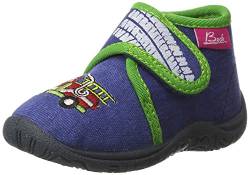 Beck Jungen Feuerwehr Hohe Hausschuhe, Blau, 23 EU von Beck