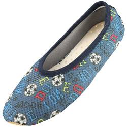 Beck Jungen Football Hausschuh, Blau, 35 EU von Beck