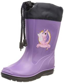 Beck Mädchen Fabella Gummistiefel, Violett, 31 EU von Beck