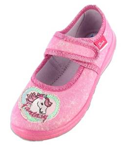 Beck Mädchen Fantasy World Hausschuhe, Pink, 23 EU von Beck