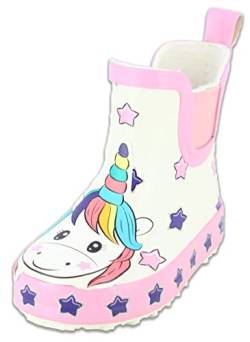 Beck Mädchen Little Unicorn Gummistiefel, Mehrfarbig, 19 EU von Beck