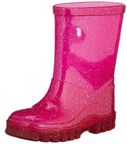 Beck Mädchen glitter Gummistiefel, Pink, 29 EU von Beck