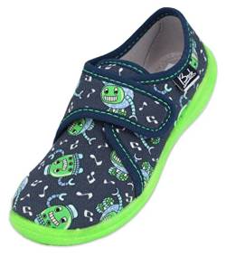 Beck Unisex Kinder Robots Hausschuh, Dunkelblau, 28 EU von Beck