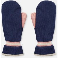 Becksöndergaard Fäustlinge Band Emerald Winterhandschuhe Damen - Mittens in Blau/Rosa von Becksöndergaard