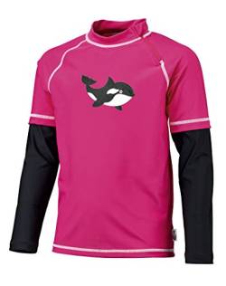 Beco Unisex Kinder Sealife T-Shirt, Pink/Schwarz, 128 von Beco Baby Carrier