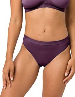 BeeDees Damen Slip Microfun Tai aubergine | 40 von BeeDees