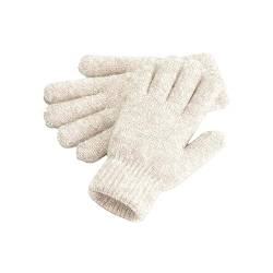 Beechfield® B387 Kuschelige gerippte Bündchen Handschuhe, Mandelmeliert, One size von Beechfield