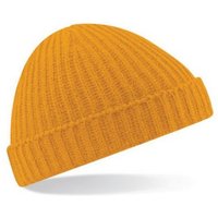 Beechfield® Strickmütze Fischermütze Herren Trawler Beanie Kurze Seemansmütze Kurz von Beechfield