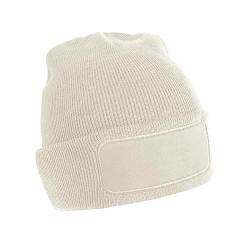 Beechfield B445 Patch Beanie, almond, XS-XL von Beechfield