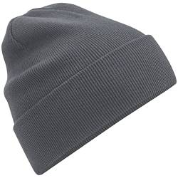 Beechfield B45N Organic Cotton Original Cuffed Beanie - Graphite Grey von Beechfield