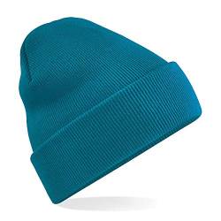 Beechfield Damen Original Cuffed Beanie Mütze, Teal, Einheitsgröße von Beechfield