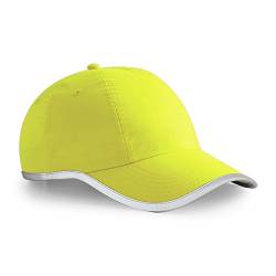 Beechfield Hi viz Baseball Cap Fluorescent Yellow von Beechfield