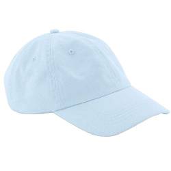 Beechfield Unisex Low Profile 6 Panel Dad Cap, blau (Pastel Blue), Einheitsgröße von Beechfield