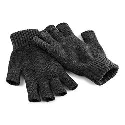 Beechfield Unisex Winter-Handschuhe, fingerlos Large / X-Large,Anthrazit von Beechfield