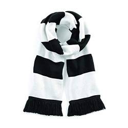 Beechfield Varsity Scarf (black/white) von Beechfield