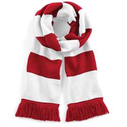 Beechfield Varsity Scarf classic red/white von Beechfield