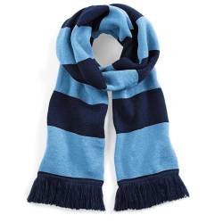 Beechfield Varsity Scarf french navy/skyblue von Beechfield