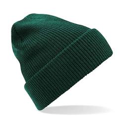 Beechfield - Vintage-Beanie 'Heritage Beanie' / Bottle Green, Einheitsgröße von Beechfield