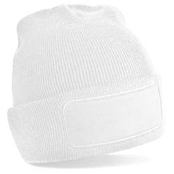 Beechfield: Printers Beanie B445, Größe:One Size;Farbe:White von Beechfield