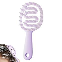Haarentwirrungsbürste | Wasserfeste Tangles-Massage-Haarbürste | Entwirrungsbürste für dickes Haar, lockiges Haar und Kopfhautmassage Beedozo von Beedozo