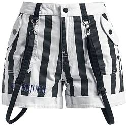 Beetlejuice Frauen Short schwarz/weiß 28 100% Baumwolle Fan-Merch, Filme von Beetlejuice