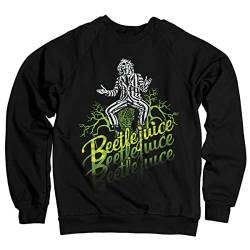 Beetlejuice Offizielles Lizenzprodukt Sweatshirt (Schwarz) XX-Large von Beetlejuice