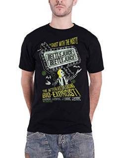 Beetlejuice Offizielles The Afterlife's Leading Bio-Exorcist Herren T-Shirt, Schwarz , M von Beetlejuice