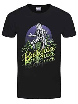 Heroes Inc Beetlejuice T-Shirt Triple B (schwarz), Schwarz , XXL von Beetlejuice