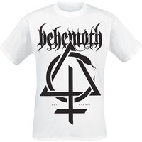 Behemoth T-Shirt - Opvs Contra Natvram White - S bis XXL - für Männer - Größe L - weiß  - EMP exklusives Merchandise! von Behemoth