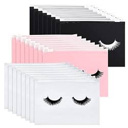 60pcs Essbeutel Wimpern Wimpern Taschen, Wimpernbeutel Wimpernverpackungstaschen Kosmetikbeutel Make -up -Taschen Wimpern kleine Reißverschlüsse Reisen Reisen Taschen Wimpernachtung Accare von Beito