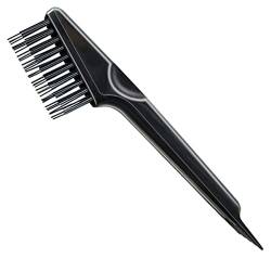 Kammreinigung Pinsel Haarbürste Reiniger Werkzeug Mini Haarbürste Entferner zum Entfernen von Haarabfällen schwarz von Beito