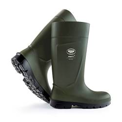 Bekina Agrilite Steplite Easygrip S5 Leichte Sicherheitsstiefel wasserdicht für Herren und Damen, Stahlkappe und Stahlsohle, Arbeitsstiefel für die Landwirtschaft mit rutschfeste Sohle, grün, EU 42 von Bekina