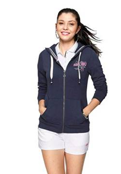 Bekleidung Kangaroos Damen Sweatjacke Los Angeles Malibu (Marine, 36-38) von Bekleidung