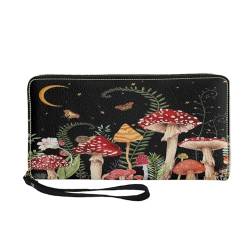 Belidome Damen Geldbörse Geldbörse Tasche Wristlet Strap Leichte Münze Handtasche, mushroom, Einheitsgröße von Belidome