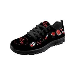 Belidome ECG Heart Sneakers Casual Sports Trainer für Damen Herren Casual Walk Schuhe von Belidome
