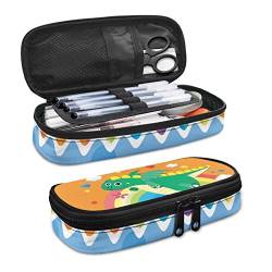 Belidome Federmäppchen-Box für Kinder, Schulbedarf, Tasche, Niedlicher Dinosaurier, Einheitsgröße, Schulranzen-Set von Belidome