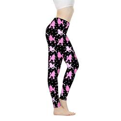 Belidome Stretch-Leggings für Damen, Yogahose für Joggen, Sport, hohe Taille, weich, langlebig, Größe XS-3XL, Pudel, XXX-Large von Belidome