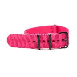 Breathable Segeltuch-Uhrenarmband 18mm/20mm/22mm/24mm Nylongürtel für Männer/Frauen Ersatz-Armband, 20mm von Believewang