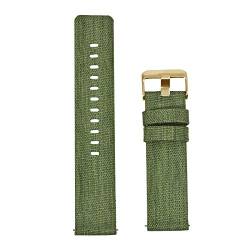 Nylon-Uhrenarmband 18mm/20mm/22mm/24mm Schnellspanner Leinwand Uhrenarmbänder Uhrenarmbänder Sport, 22mm von Believewang