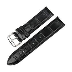 Uhren Zubehör echtes Leder-Uhrenarmband 16mm/17mm/18mm/19mm/20mm Armband, 14mm von Believewang