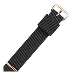 Uhrenarmband-Männer/Frauen Armband Nylon-Uhrenarmband 18mm 20mm Rose Gold Armband Buckle Band, 13mm von Believewang