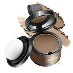 Haaransatz-Puder, Haarschatten, Haarwurzel-Concealer, Haaransatz-Schatten-Abdeckungs-Puder zum Auffüllen von dünner werdendem Haar, Haarwurzel-Concealer für Make-up, Dunkler Kaffee von Beliky Girl