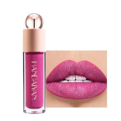 Matt Glitter Flüssiger Lippenstift Diamant Shimmers Metallic Lipgloss Wasserdicht Long Lasting Nicht Stick Cup Lipgloss Lip Glaze Lips Make Up für Frauen (02) von Beliky Girl