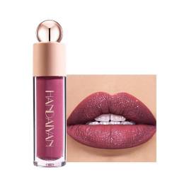 Matt Glitter Flüssiger Lippenstift Diamant Shimmers Metallic Lipgloss Wasserdicht Long Lasting Nicht Stick Cup Lipgloss Lip Glaze Lips Make Up für Frauen (05) von Beliky Girl