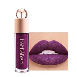 Matt Glitter Flüssiger Lippenstift Diamant Shimmers Metallic Lipgloss Wasserdicht Long Lasting Nicht Stick Cup Lipgloss Lip Glaze Lips Make Up für Frauen (06) von Beliky Girl